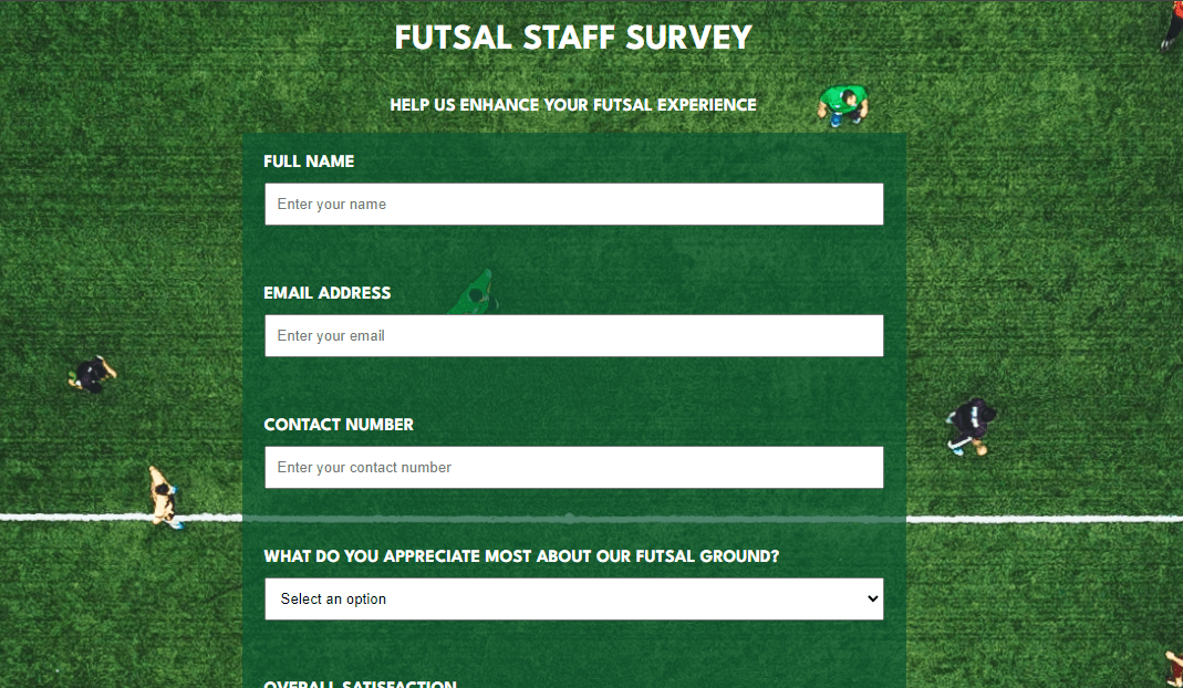 Survey Form Project Screenshot